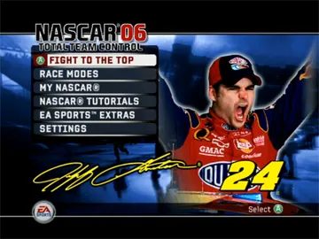 NASCAR 06 Total Team Control (USA) screen shot title